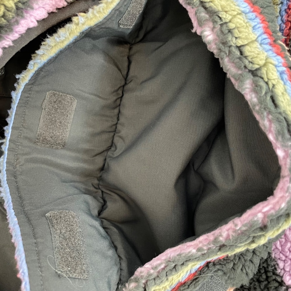 Billabong Pullover Half Snap Sherpa Jacket Multicoloured Women’s Size Large - Picture 7 of 14